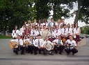 Spoločná fotografia všetkých účastníkov - hudobníkov Žiarinky.