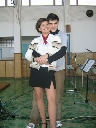 Aďo a Dominika pred koncertom v Brodne