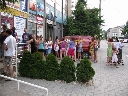 Kysucké Nové Mesto, námestie, 08.07., na zmrzlinu po koncerte
